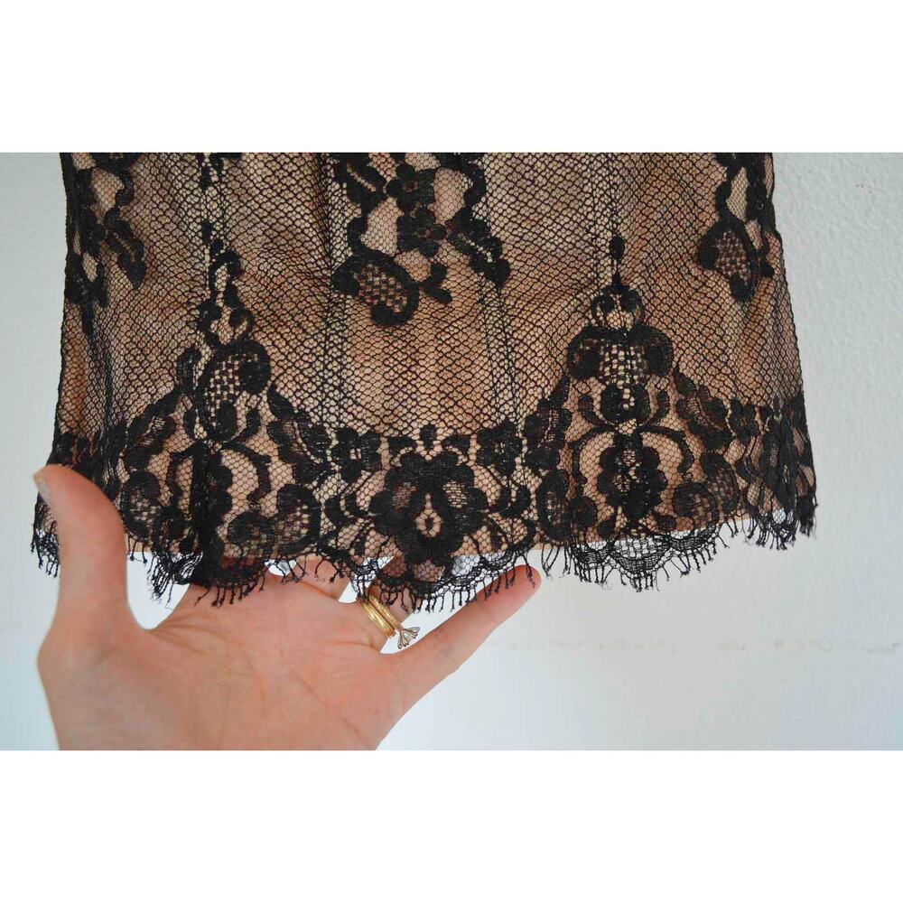 Nicole Miller Y2K Lace Bodice Top - Picture 4 of 7